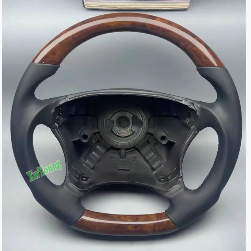 For Mercedes-benz W220 CL500 S300 S350 S400 S450 S500 S550 S600 (No Paddle Shifters) 100% Real Carbon Fiber Car Steering Wheel