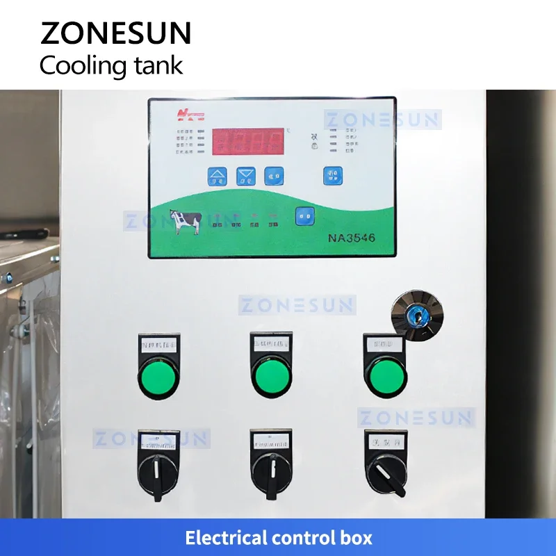 Zonesun ZS-CT200L Milk Cooling Tank Refrigeration Tank Stainless Steel for Milk Storage With Agitator Food Dairy Farms