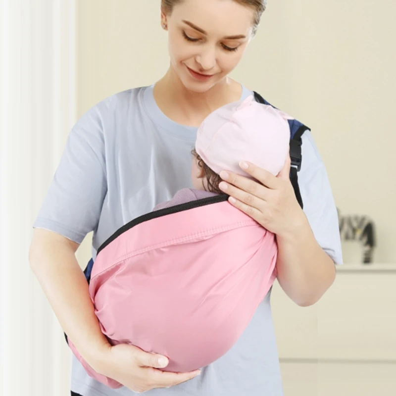 Lichtgewicht babyhouderwikkel Verstelbaar voor groei Zacht, comfortabel draagharnas voor pasgeborenen tot peuters