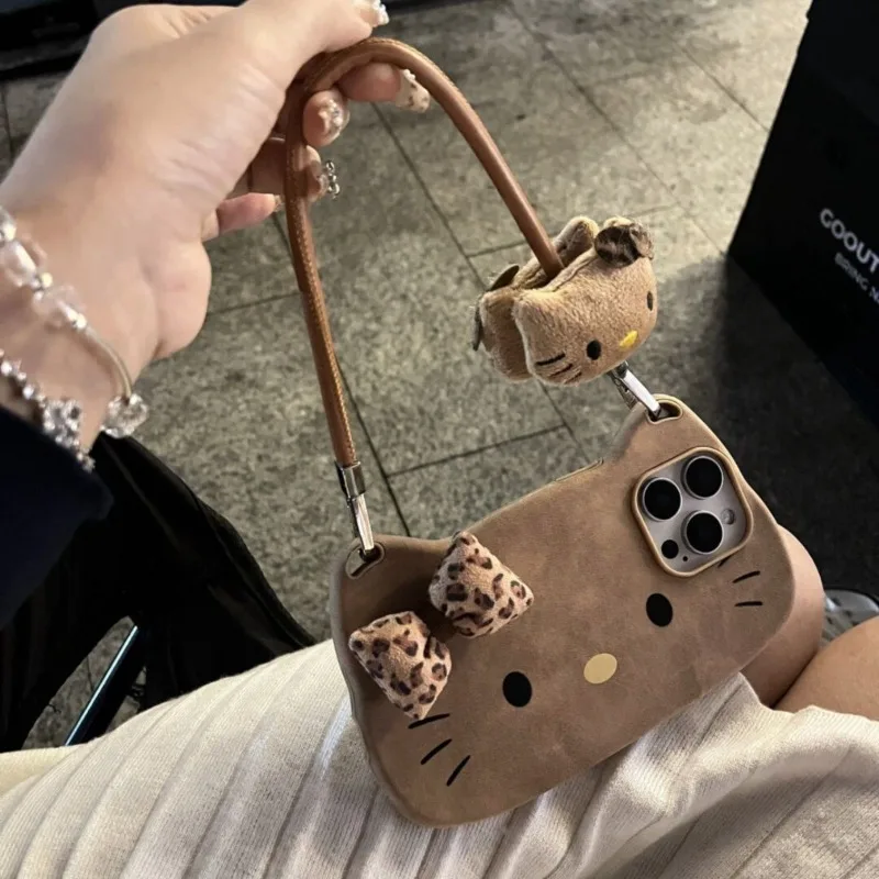 

Kawaii Hello Kitty Sanrio Student Cute Cartoon iPhone Protective Case Shockproof Phone Case Phone Decor Christmas Gifts for Kids