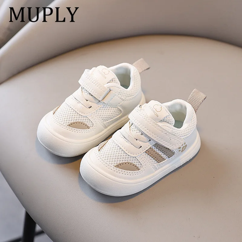 

Toddler Sports Shoes Mesh Breathable Kids Walking Shoes Soft Sole Comfortable 2025 Brand New Boys Girls Casual Shoes Non-slip