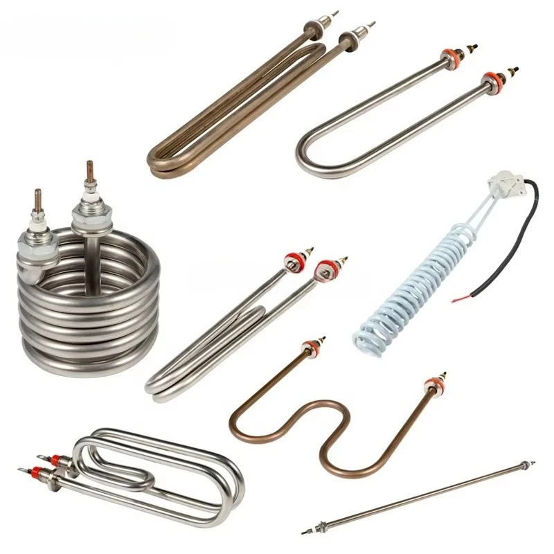 240V 440v 1500w 3000W 2kw Heating Resistance Heater Immersion Tubular Heater for Water Heating
