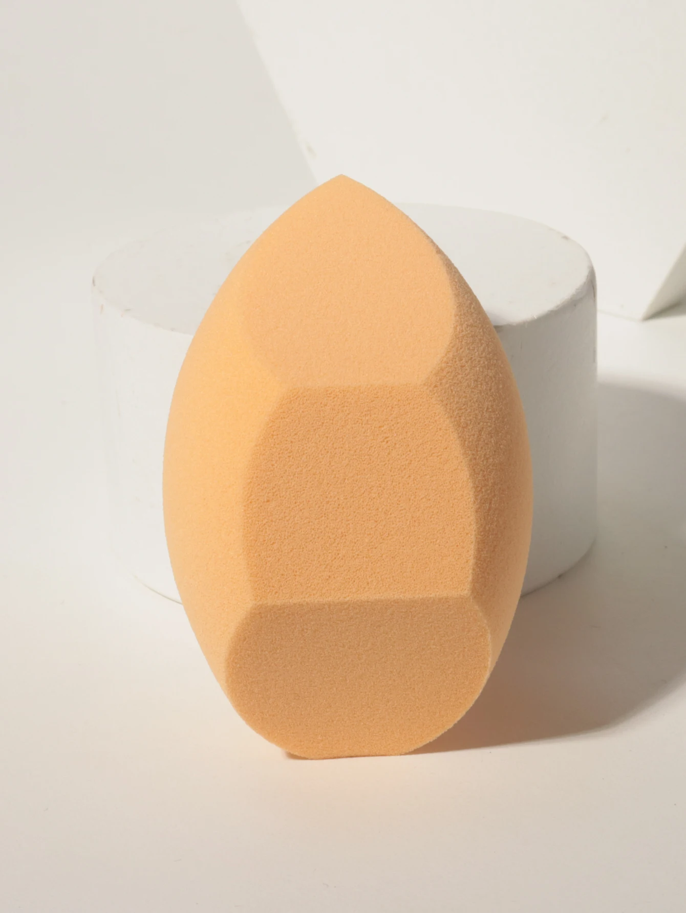 1 إسفنجة مكياج كبيرة رطبة وجافة مزدوجة الأغراض، أداة مكياج يومية لتلطيخ المكياج، ضرورية محمولة للاستخدام اليومي والسفر