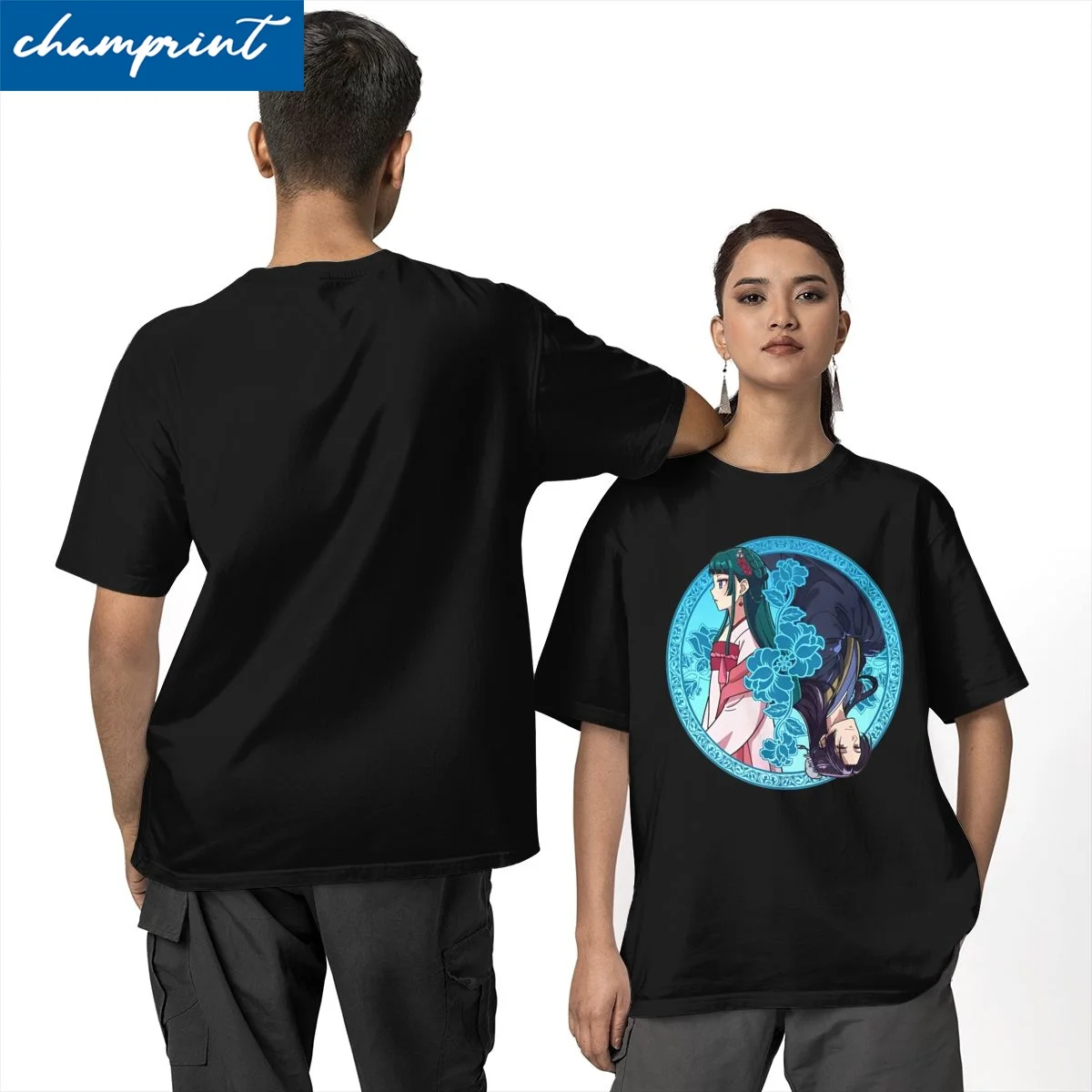

Kusuriya No Hitorigoto Anime T Shirt Men Women's Pure Cotton T-Shirt Crew Neck The Apothecary Diaries Tees Short Sleeve Tops 6XL