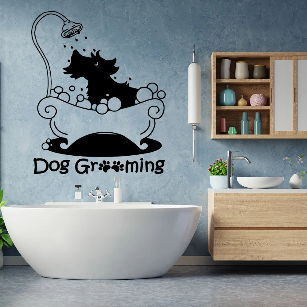 Cartoon Pet dog Wall Stickers Decorative Sticker Home Decor For Kids Rooms Decoration Decal Creative Stickers