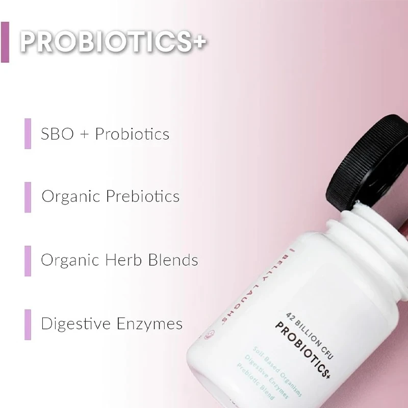 Soil Organisms, Probiotics, Prebiotics - Digestive Enzymes - Delayed Release - Dietary Supplements -60 Capsules