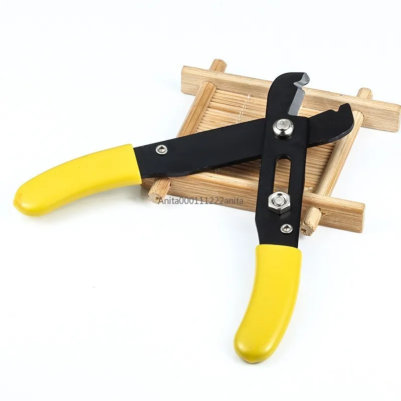Adjustable Mini Stripping Pliers Jewelry Making Chain Tool Hand Operated Bag Chain Opener Cutter Toothless vice Rivet Tool