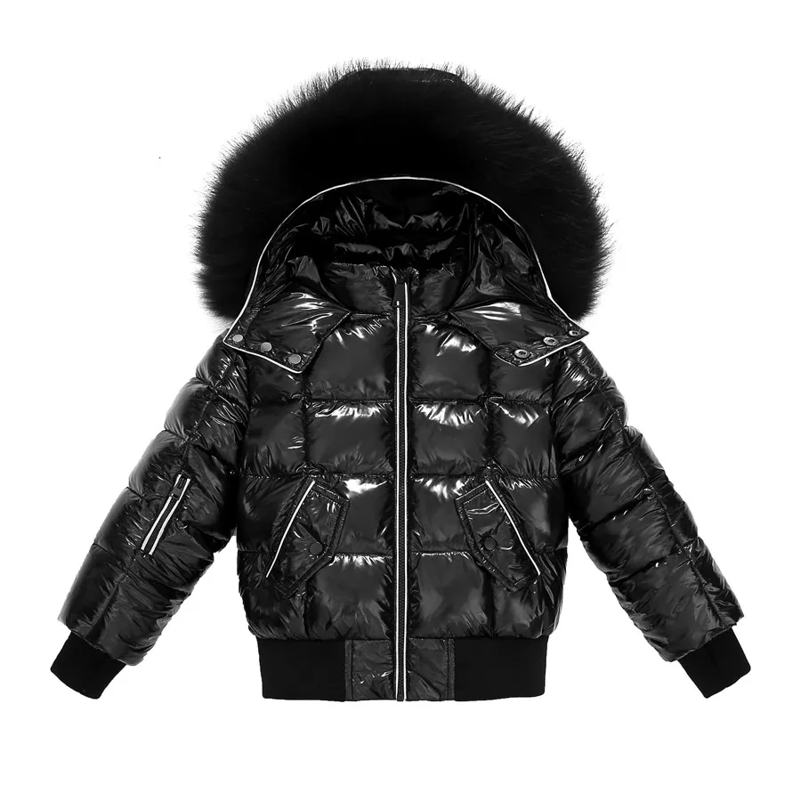 מעיל ילדים חורפי AP 2025 נוצץ אטום למים