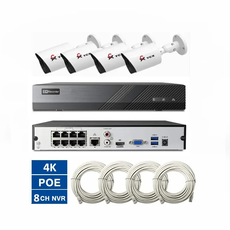 2026 H.265+ 8MP Poe…