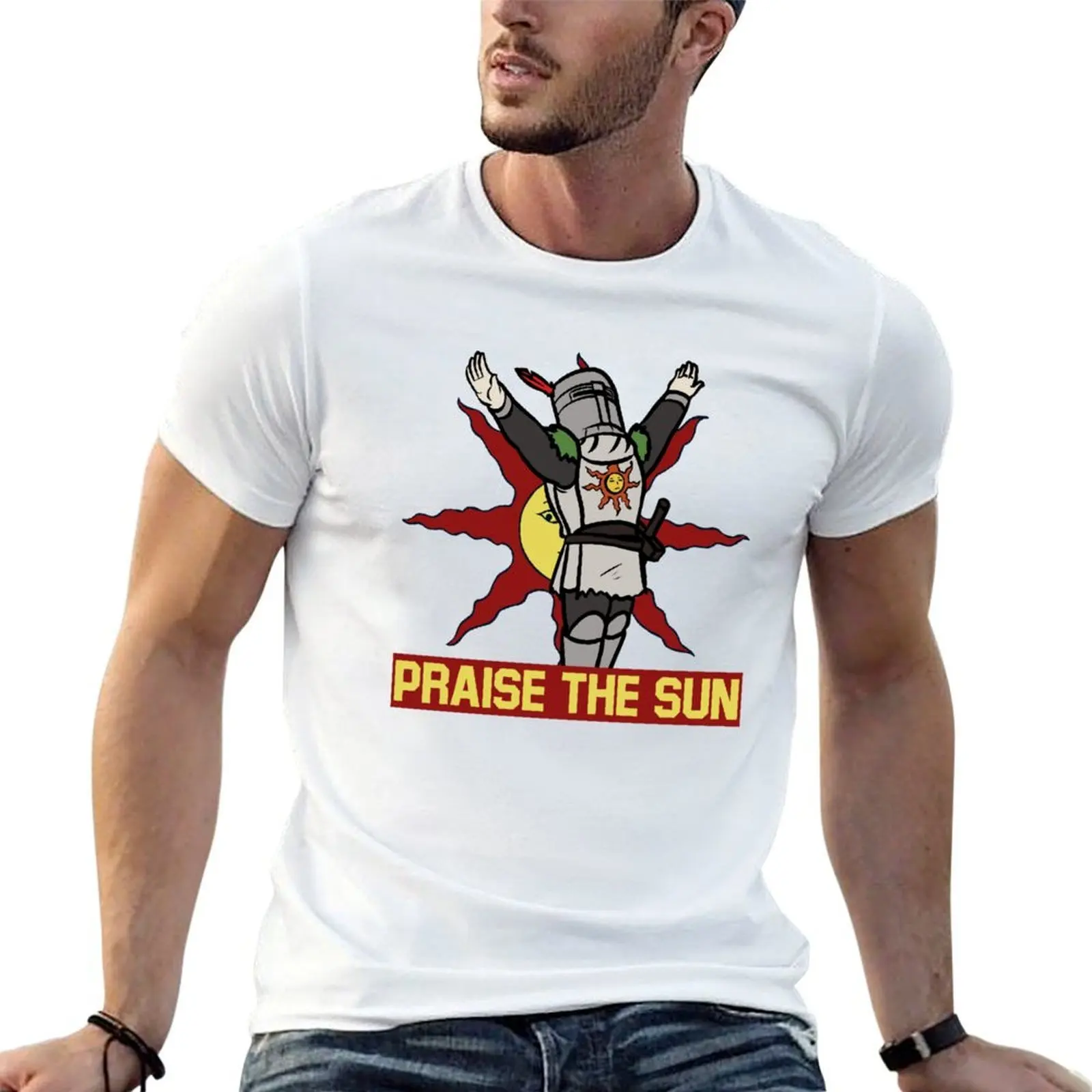 PRAISE THE SUN T-Shirt custom t-shirts luxury designer mens graphic t-shirts anime
