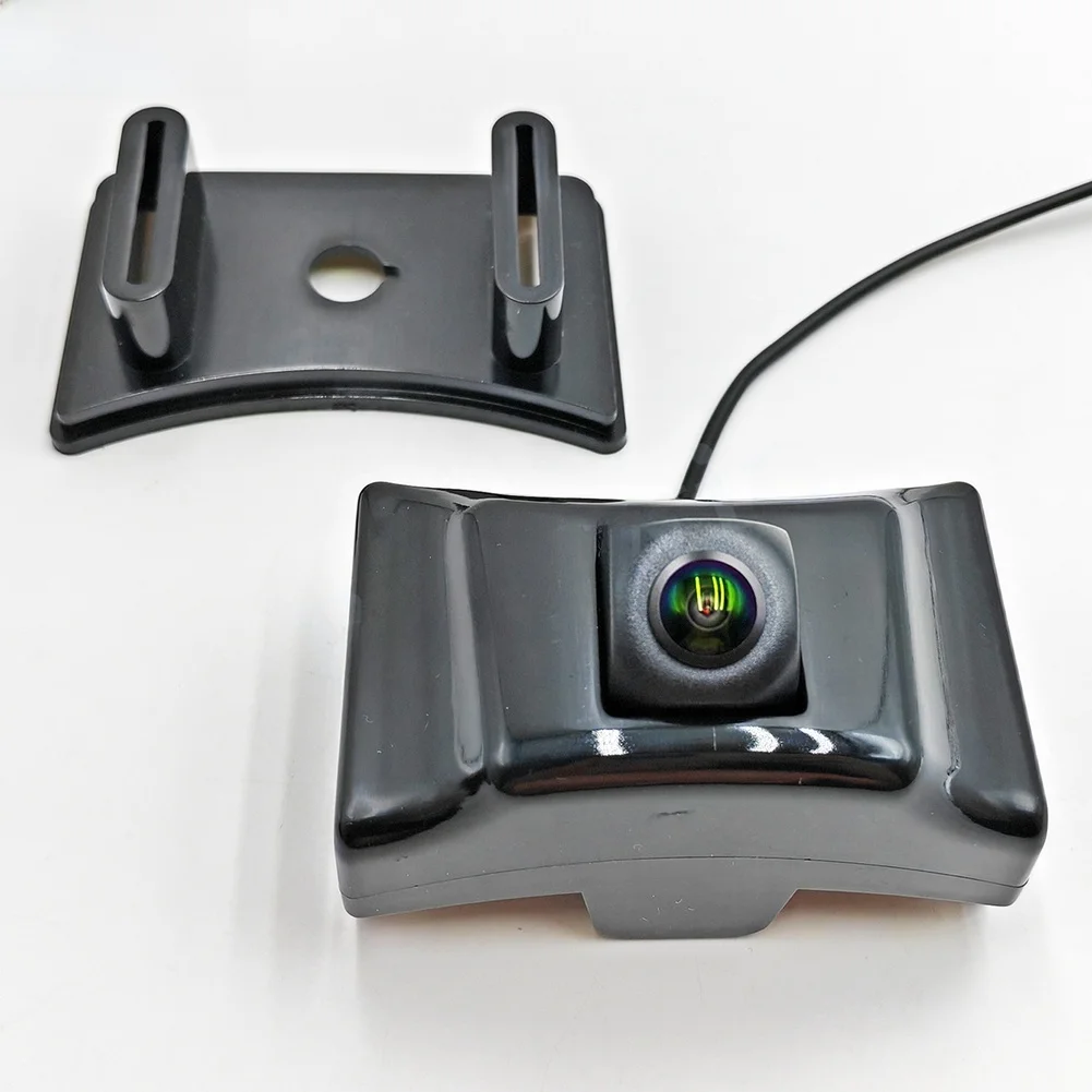 Wide Angle Lens Front View Camera For Enhanced Driving 120 Degree Viewing Angle Abs Plastic Housing 12v Power Input