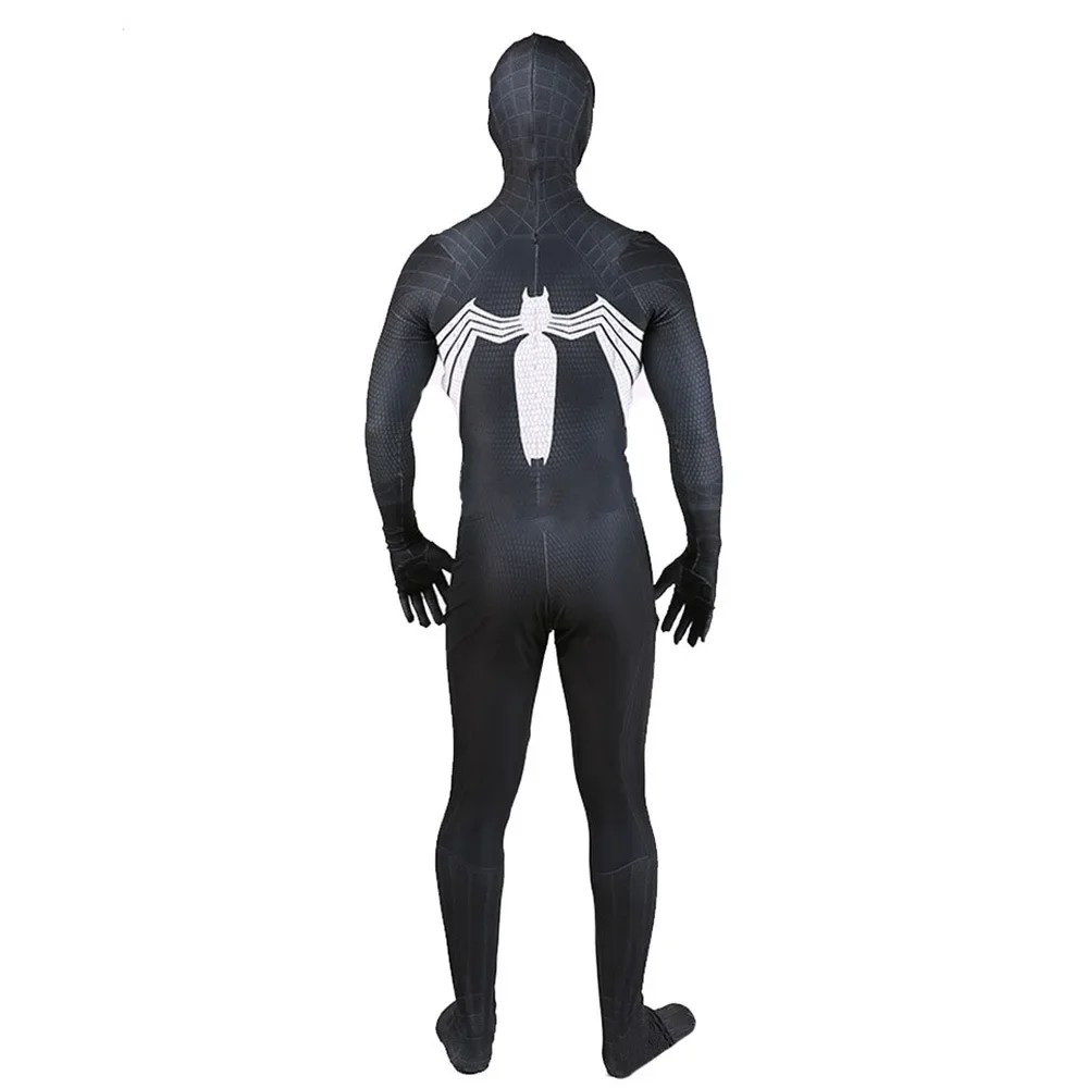 Symbiote Venom SpidSuffolk Costume d'Halloween, Smile Hero Cosplay, Full Body Jumpsuit, Zentai Suits, Drum Suit, Disfraces