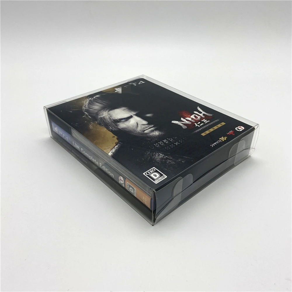 Collection Display Box For Nioh/Sony PlayStation 4/PS4  Game Storage Transparent Boxes TEP Shell Clear Collect Case