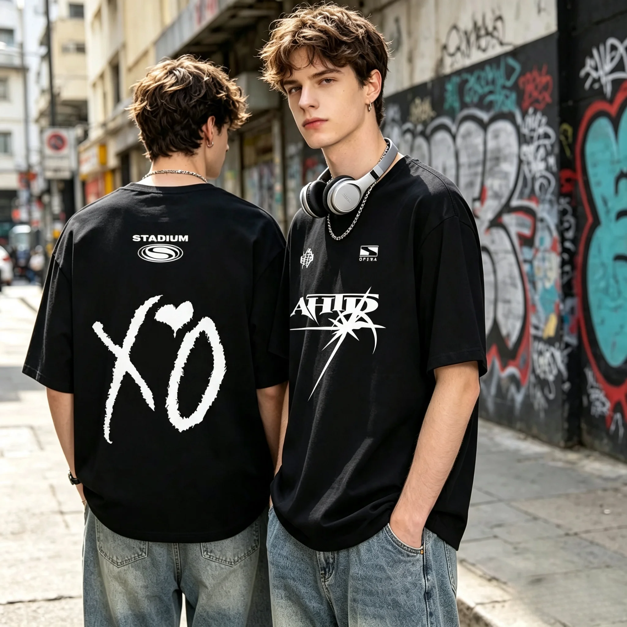 The Weeknd After Hour Til Dawn World Tour 2026 Print T Shirt Men Women Hip-Hop T-shirt Casual Cotton Vintage T-shirts Streetwear