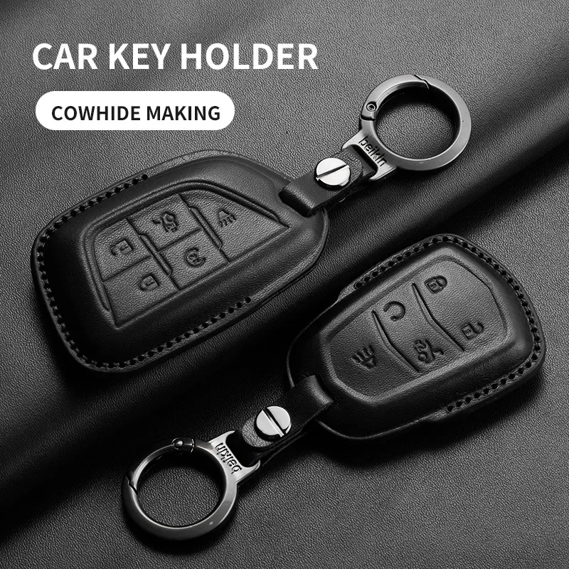 Leather Car Key Cas… - image