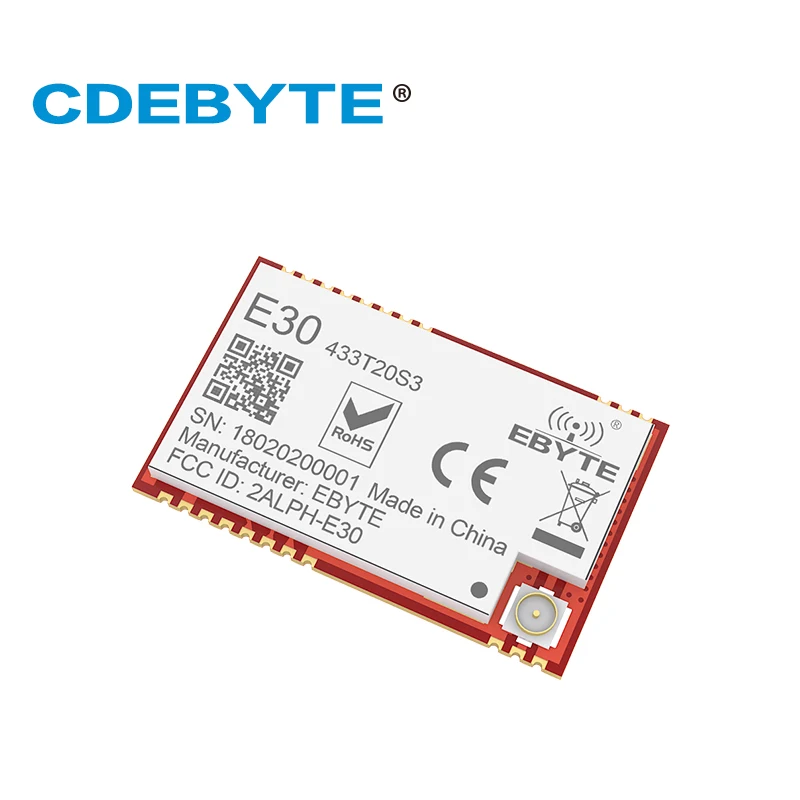 SI4438 433mhz UART 100mW IoT ワイヤレス トランシーバー RF モジュール長距離 2.5km CDEBYTE E30-433T20S3