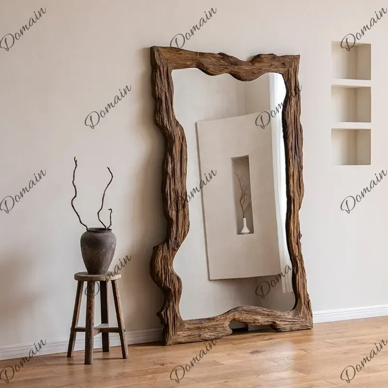 ZL Standing Floor Mirror Mirror Modern Living Room Unique Full Body Hanging Girls Luxury Mirror Long Espelhos Home DecorationsM
