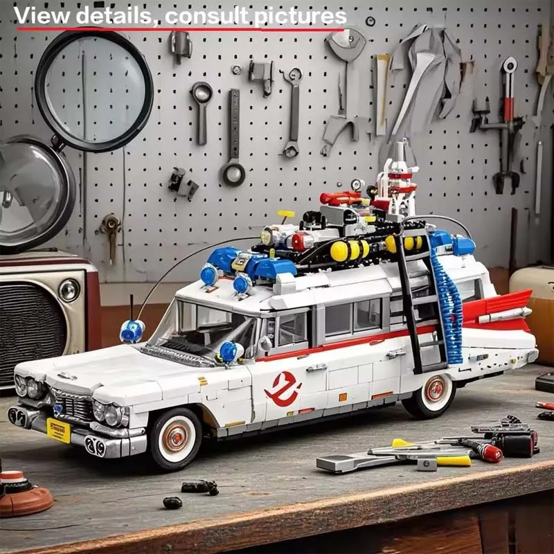 

2352 PCS Ghostbusters ECTO-1 Creative Vehicle Building Block Compatible 10274 with Bricks Toy Car Model Car Kit for Adults gift