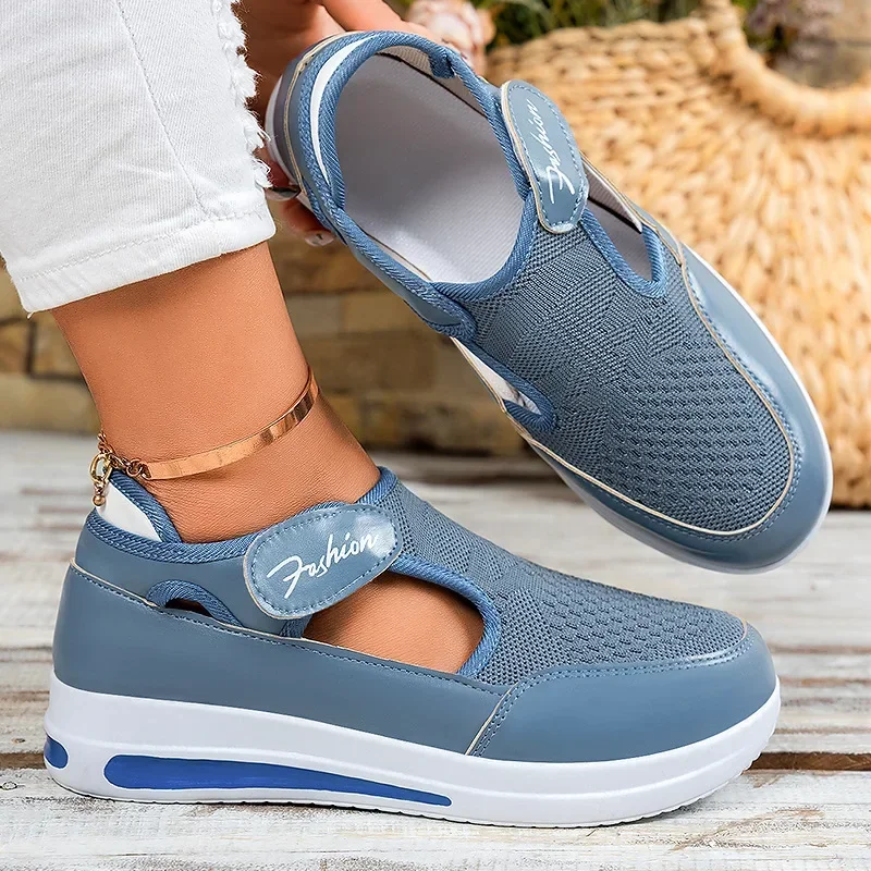 Women's Spring Height Increasing Sole Casual Shoes, Comfortable and Breathable Mesh Shoes, Fashionable Women's Shoes