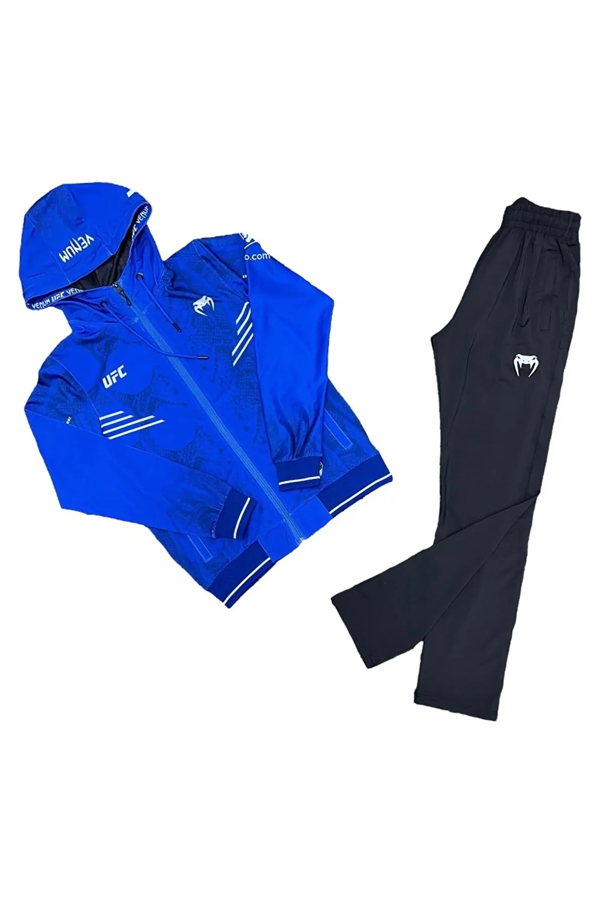 

2025 Новая толстовка с капюшоном UFC, бестселлер, дышащий, быстросохнущий боксерский костюм, мужская и женская спортивная версия, толстовка на молнии и длинные брюки