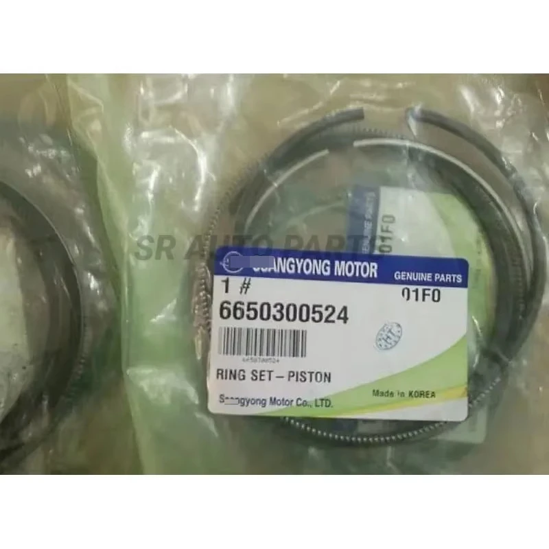 665030052A 6650300524 Genuine Piston Ring Set for Ssangyong Actyon, Actyon Sports, Kyron