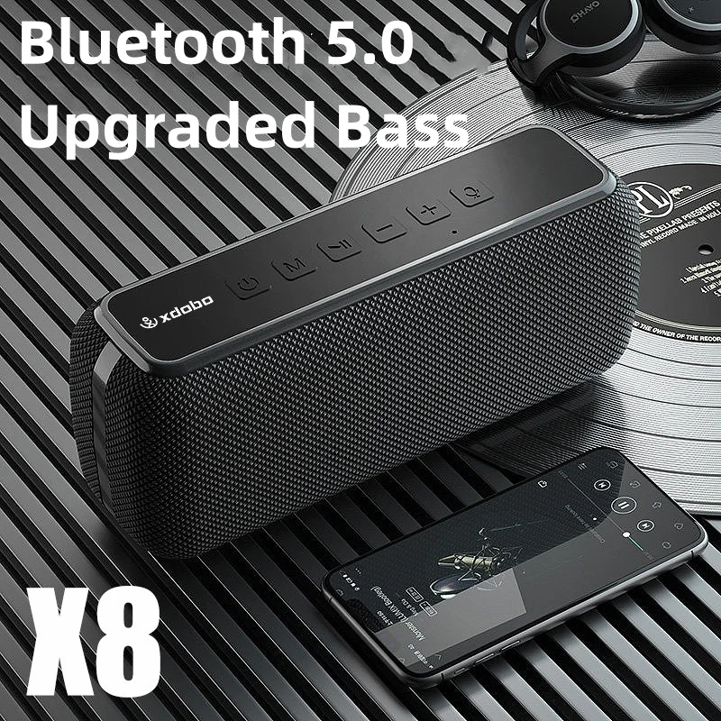 

Powerful Subwoofer Portable XDOBO Bluetooth Speaker Outdoor Waterproof Sound Column TWS Subwoofer 360 Stereo Surround Sound Bar