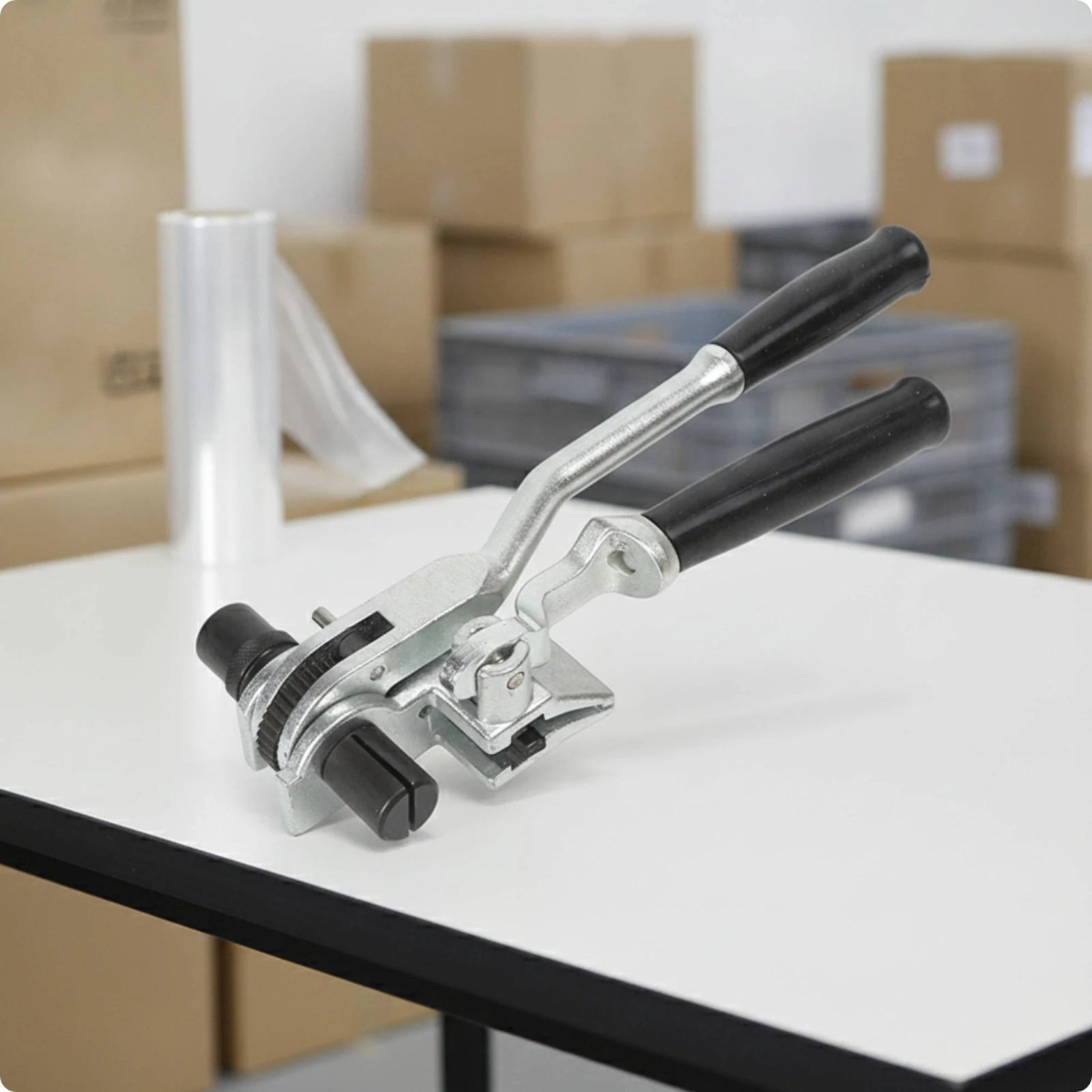 Manual Strapping Tensioner Portable Strapping Tensioner Banding Tool Long-Lasting Upgraded for Packers, Packaging, Warehouse view 4