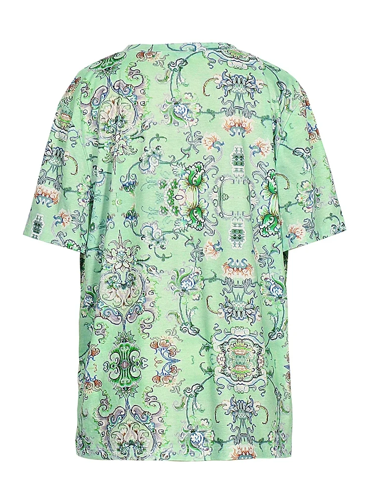 Women's Plus Size 3D Printed Short Sleeved T-shirt,loose and Casual,soft,comfortable and Breathable, Suitable for Outdoor Sports