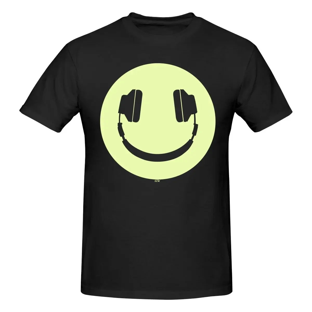 Funny Kids Childrens T Shirt tee Headphone Dj Smile Glow In The Dark long or short sleeves