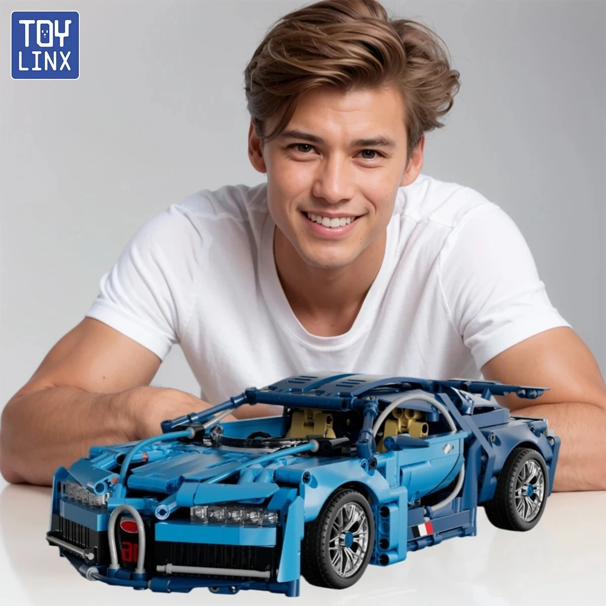 

New Technical Building Blocks Racing Sport Car Speed Vehicle Model City Mechanical Super Bricks Puzzle Toys Adult Gift