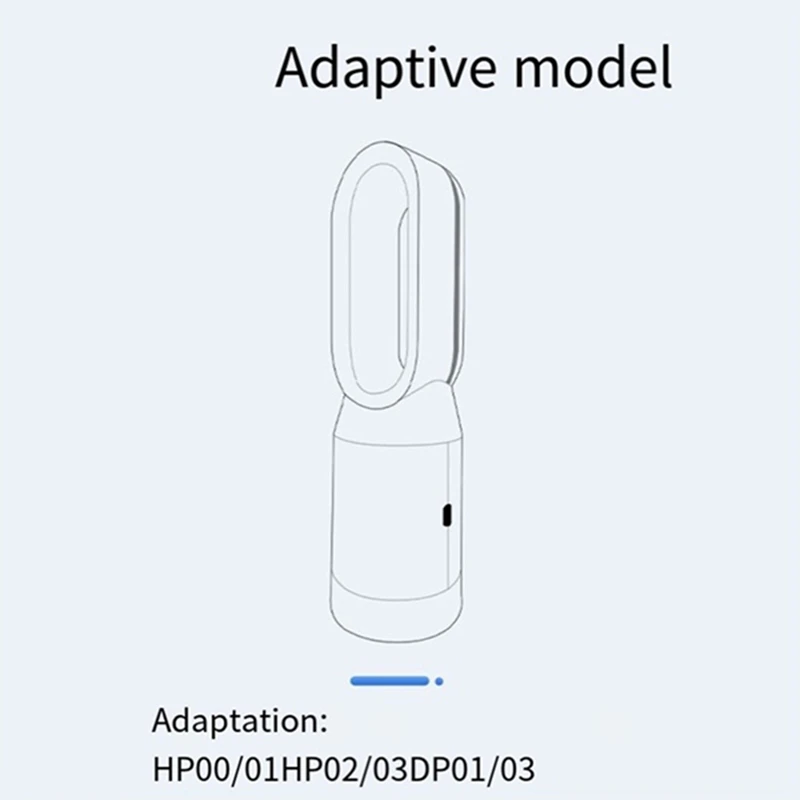 Substituição do filtro HP01HEPA para Dyson, HP02, DP01, DP02, purificadores de mesa, substitui a peça, 968125-03, 2 Pack