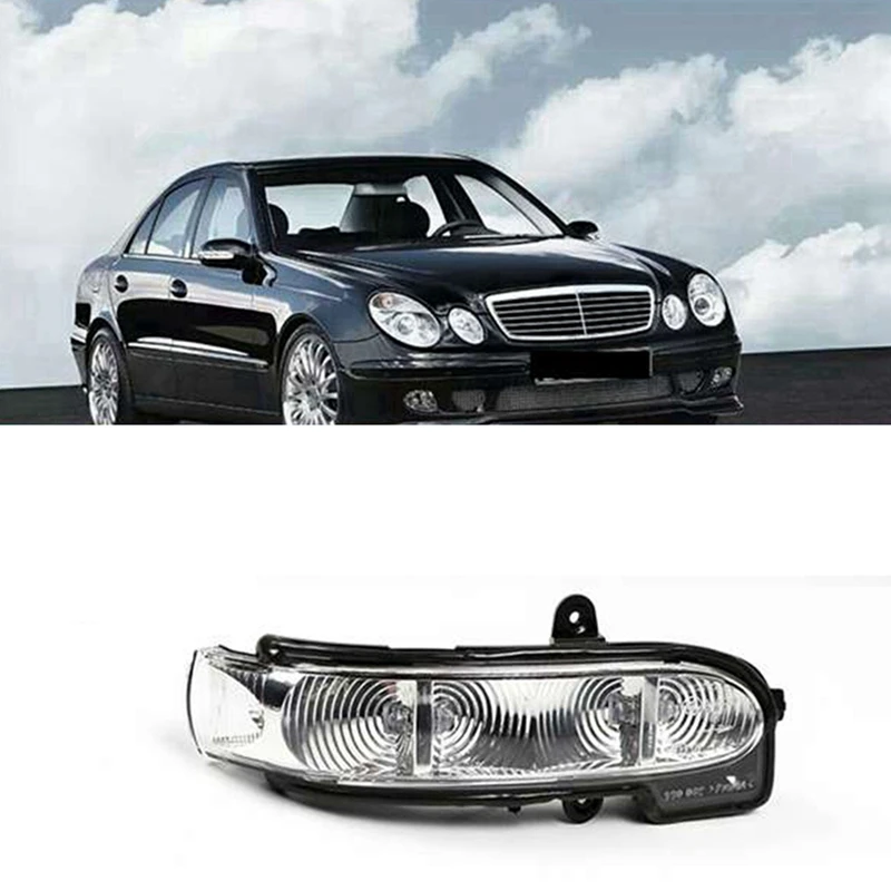 2X Car Rear View Side Mirror LED Turn Signal Indicator Light For Mercedes Benz W211 S211 W463 W461 C/E Class 2038201321