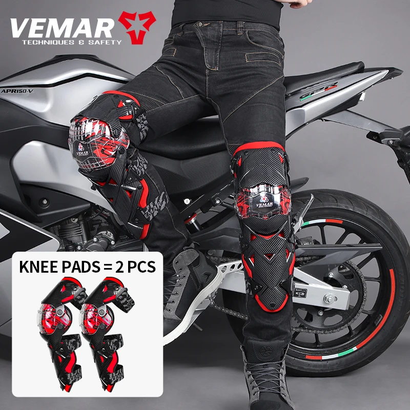 Hot Sale Motorcycle Knee Pads Hard Shell Protection Flexible Bending Motorcycle Motocross Bicycle MTB Riding Knee Pads