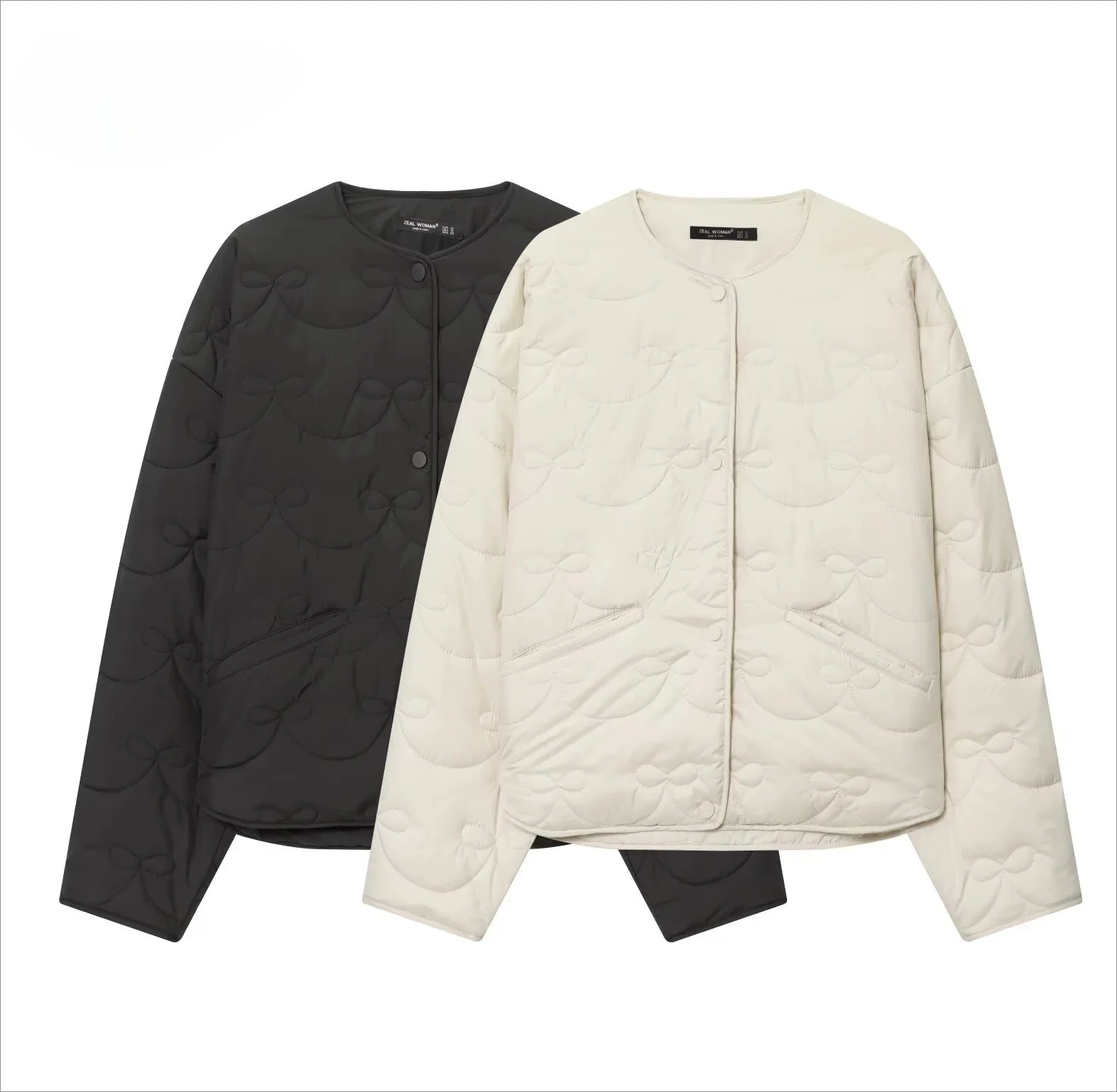 

Осенний новый продукт, женская пригородная универсальная повседневная легкая однобортная куртка с круглым вырезом в форме сердца, пальто