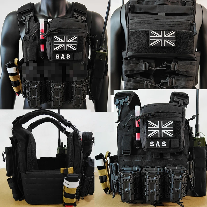 Tactical vest full set Airsoft Call of Duty 19 COD Ghost Nightwar Style Plate Carrier outdoor role-playing