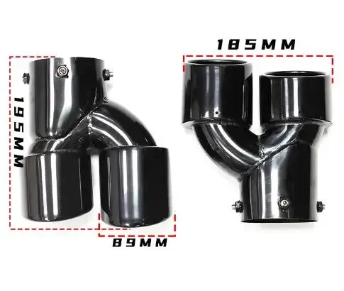 SYPES wholesale Carbon Fiber Exhaust Tip For BMW G20 G21 M340i 2019 2020 Muffler Tip Tailpipe MPE Exhaust System