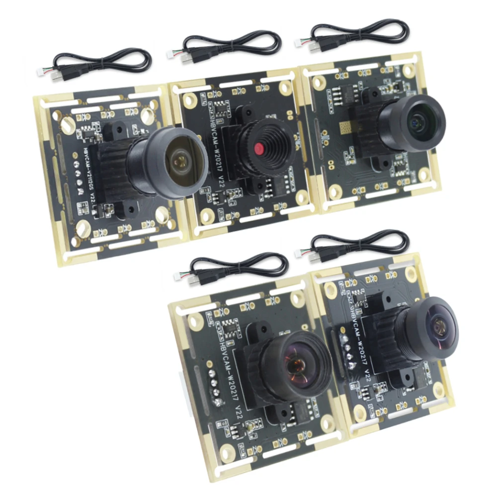 OV9732 Camera Module 1280x720 USB Camera Module 60/72/100/160/180 Degree Adjustable Manual-focus for Face Recognition Projects