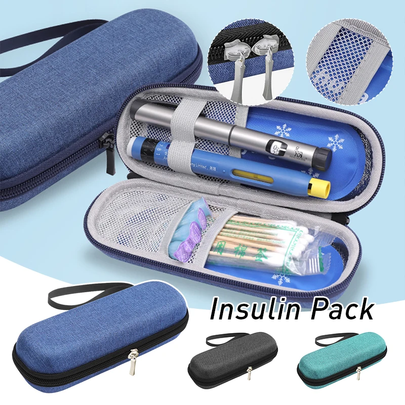 Waterproof Diabetic Pocket Pill Protector Insulin Cooling Bag Portable Travel Case Thermal Insulated Medicla Cooler Pouch Case