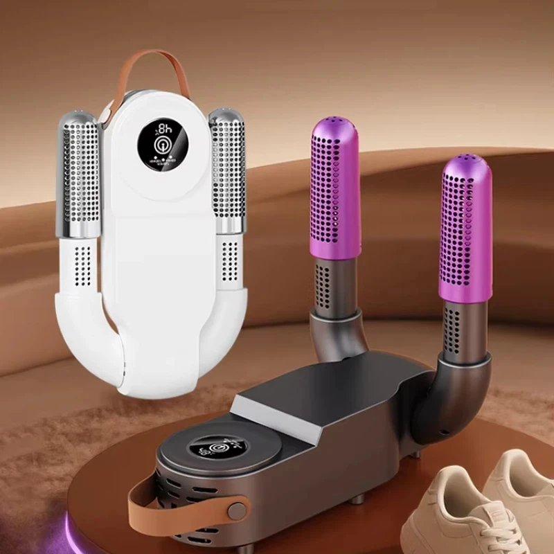 ميديا مجفف الأحذية الكهربائية الأشعة فوق البنفسجية إزالة الروائح الكريهة تعقيم مجفف الأحذية ذكي الوقت مجفف المنزل التجفيف السريع حذاء سخان #4