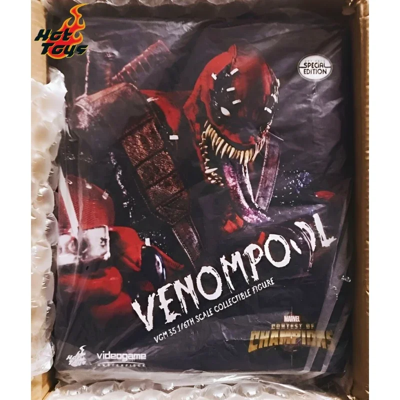 Original Genuine Hottoys Venompool Marvel Contest Of Champions 1:6 Vgm35 Special Movie Characters Portrait Model Toy Gifts