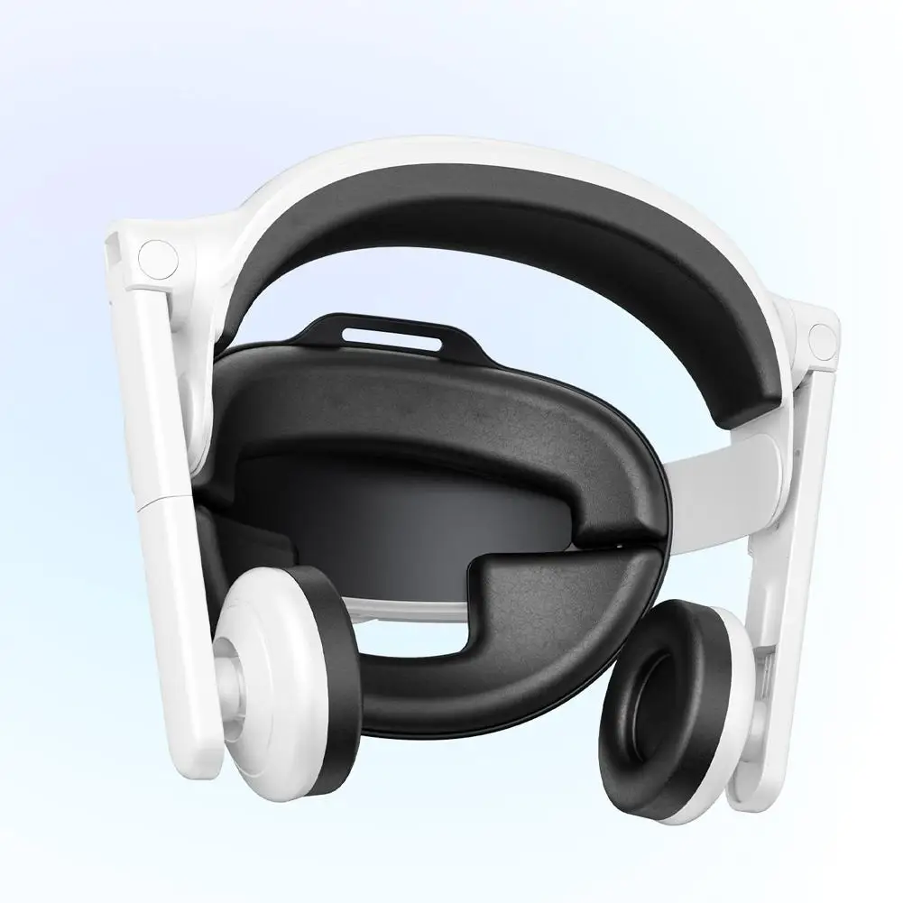 For Meta Quest 3 Adjustable Comfortable Headband 6000MAh Rechargeable Battery Noise Reduction Stereo Headset Built-in Fan