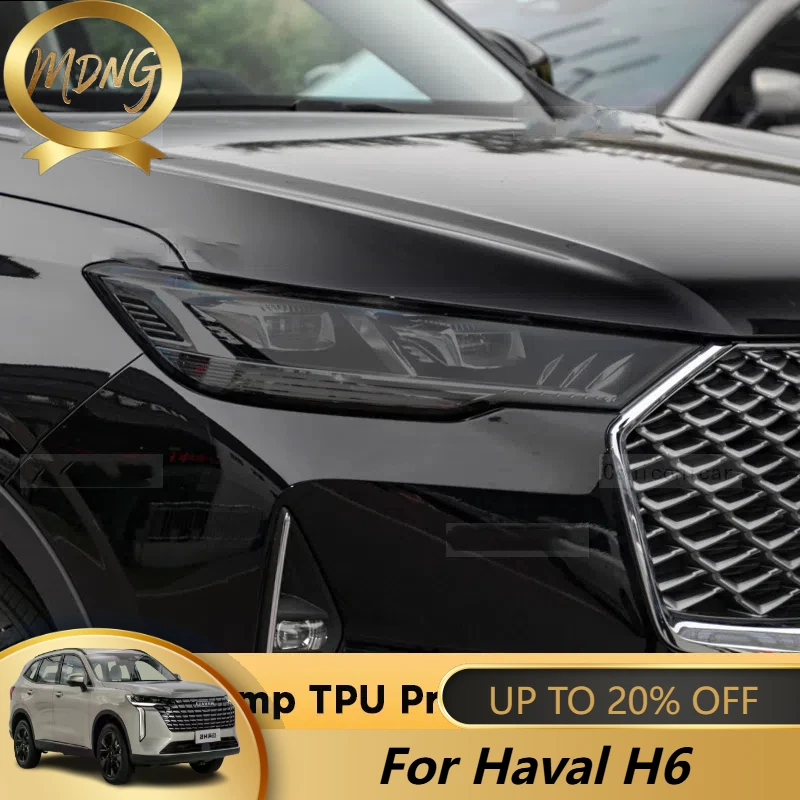 para-haval-h6-2022-2023-2024-farol-do-carro-pelicula-protetora-restauracao-transparente-preto-tpu-adesivo