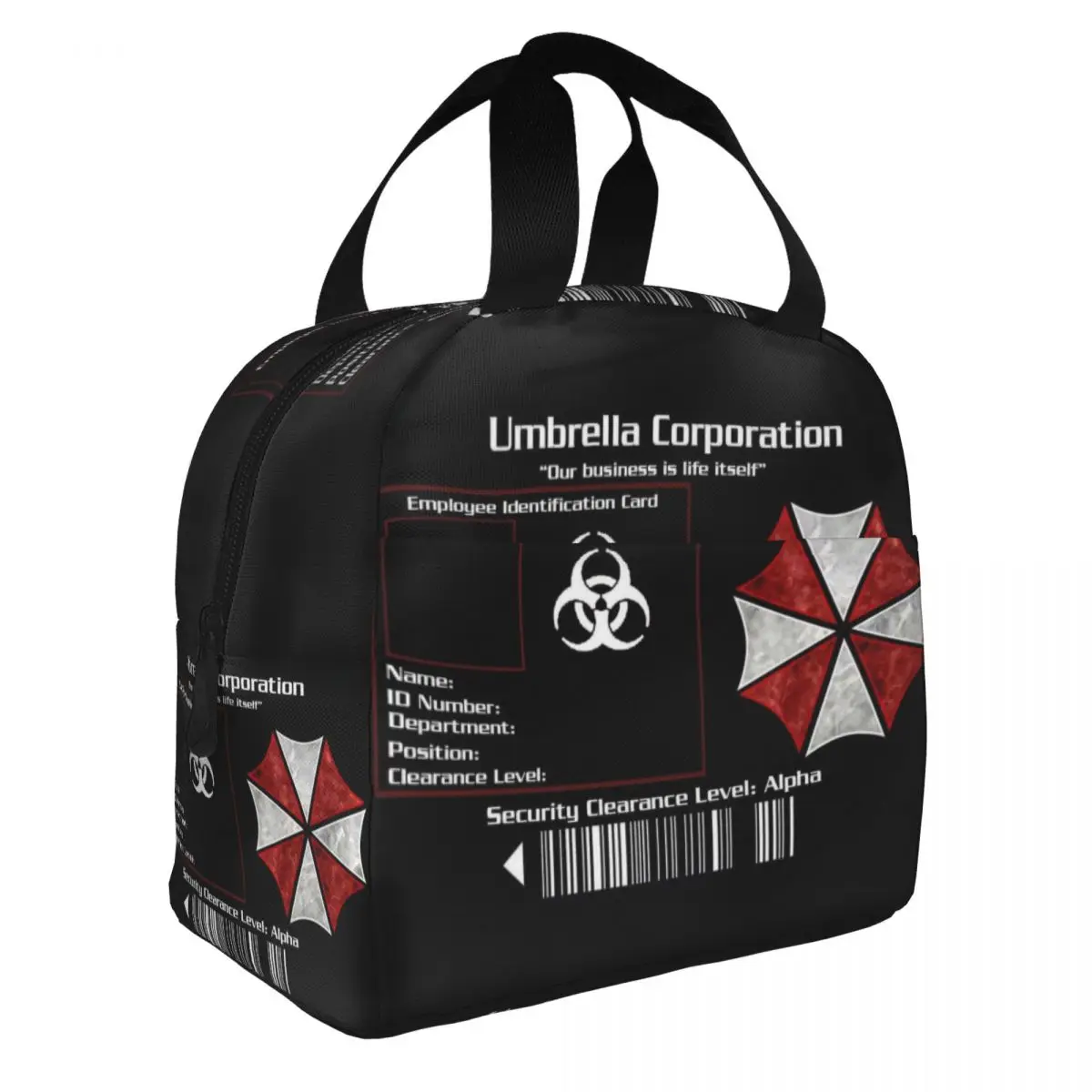 Umbrella Resident Evils Game Portable Lunch Box Women Waterproof Thermal Cooler Food Insulated Lunch Bag For School Office