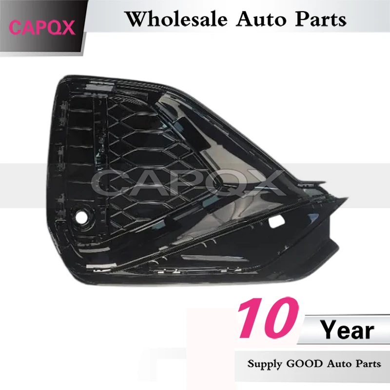 CAPQX Front Bumper Foglight Frame For Audi Q2 Sline S-line Sport 2022-2023 Front Bumper Grille Foglamp Cover