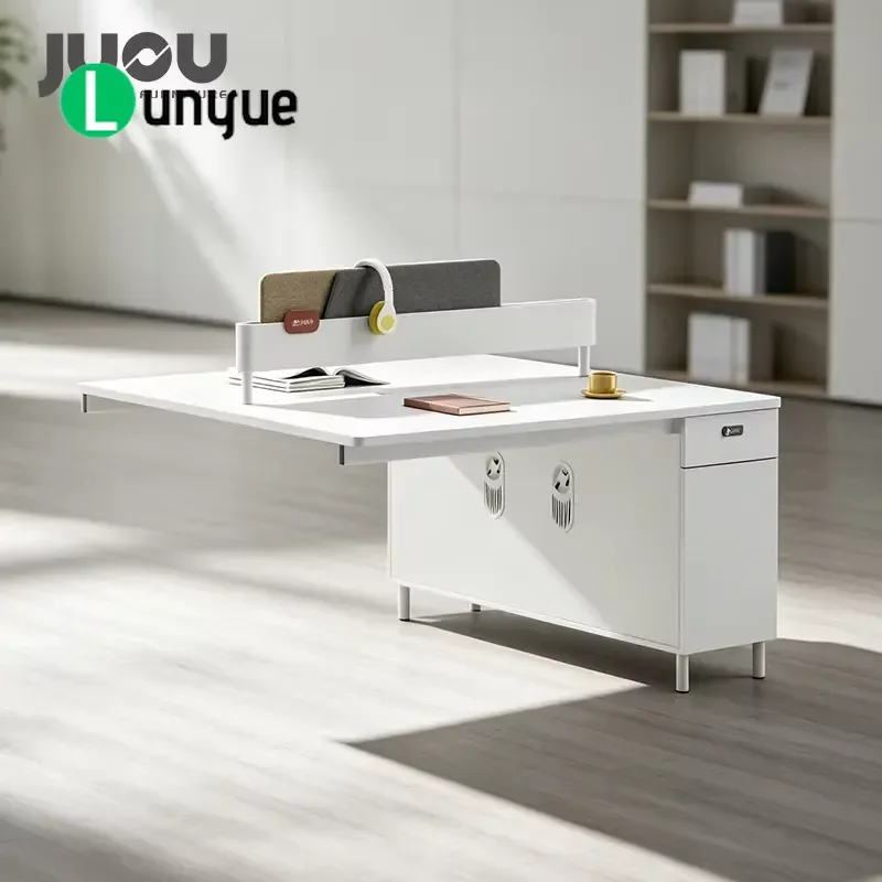 Modern Modular Open Desk Workstation Office Furniture Shared Employee Extension Table for Home Business Workspace Space