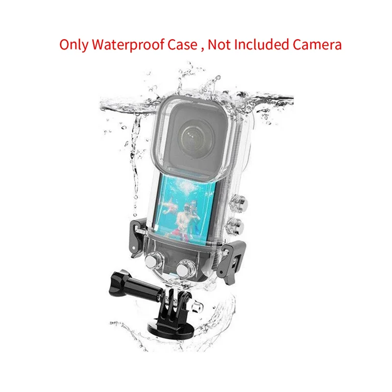 

【Last-Chance!】For Insta360 X3 Shadow Rock Panoramic Camera 40M Diving Case Waterproof Case Seamless Splice Waterproof Case