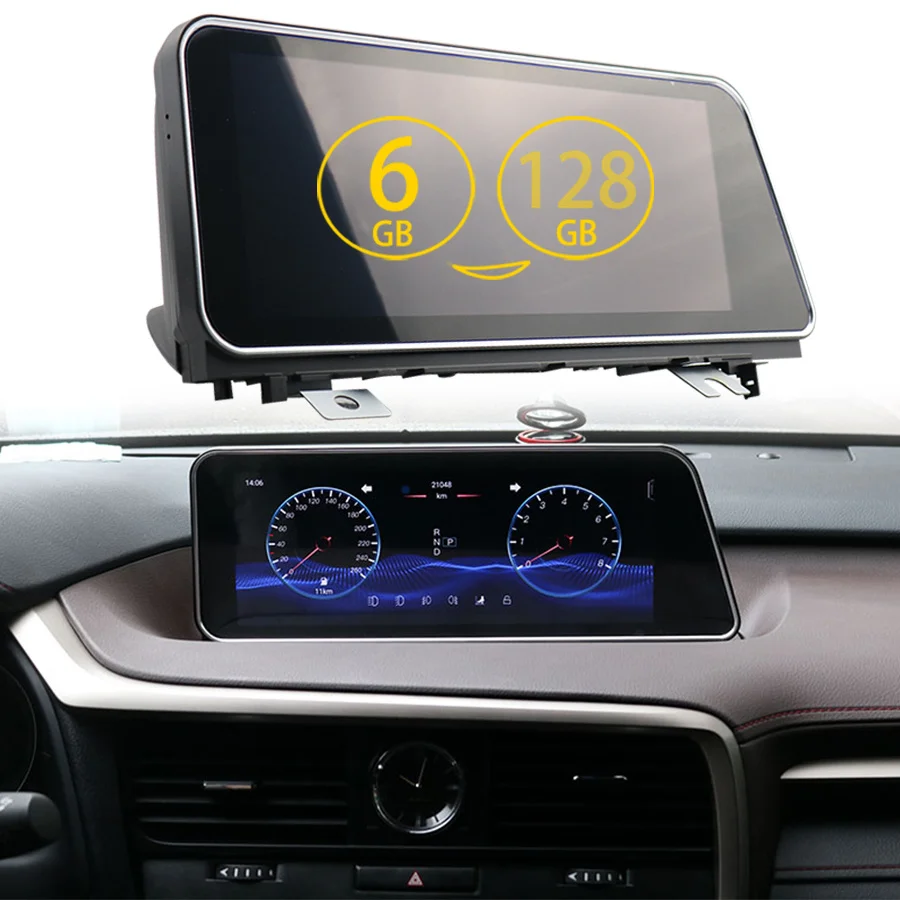 

12.3'' Android 14 IPS SCREEN 1920*720 Radio For Lexus Rx450h RX200t RX350 RX300 RX 450H 200t 350 300 GPS Car Video Player 128GB