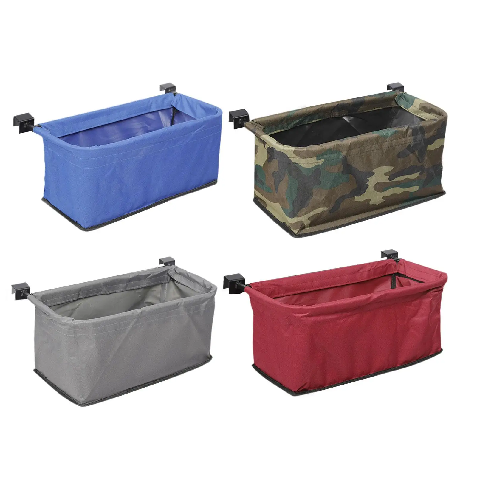 Wagon Storage Bag Grocery Bag Utility Trolley Cart Accessories Oxford Cloth Wagon Cart Tail Bag for Garden Beach Picnic Shopping image 2