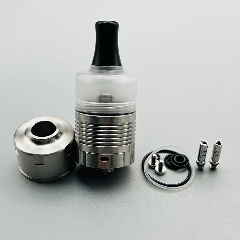 YFTK STYLE CAIMAN V.5 Mtl atomizzatore Rda Caiman V5 RDA 22mm 1.2mm 1.4mm 1.7mm 2ml serbatoio 316 presa d'aria in acciaio Rda Vs Caiman V.4 RDA