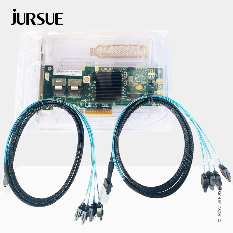 

LSI 9223-8i RAID Controller Card 6Gbps SAS PCI E HBA FW:P20 9211-8i IT Mode ZFS FreeNAS unRAID RAID Expander 2* SFF8087 SATA